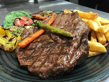 Ribeye Steak with Vegetables
